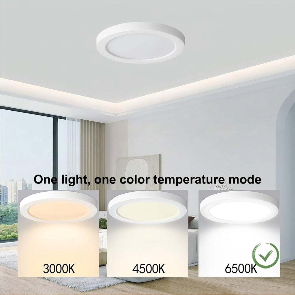 Yexati LED Ceiling Light 18W 1800LM IP44 6500K Ø22 cm
