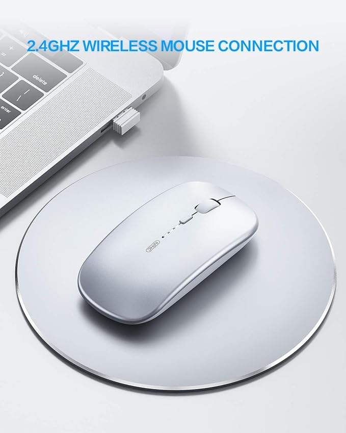 Inphic P-M1 Rechargeable Silent Click Wireless USB Mouse