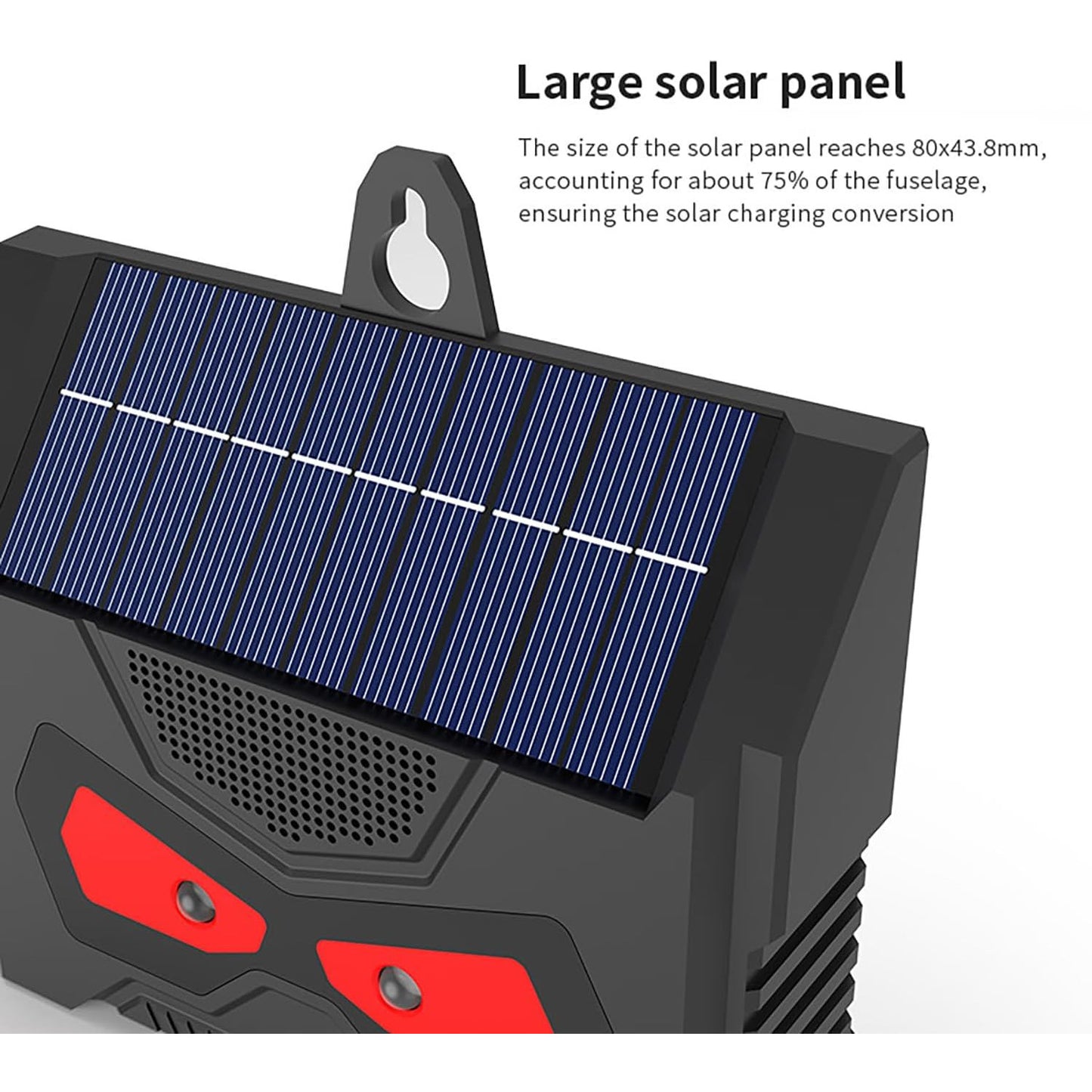 Solar-Powered Outdoor Animal Repeller – Dual Pack with LED Flash