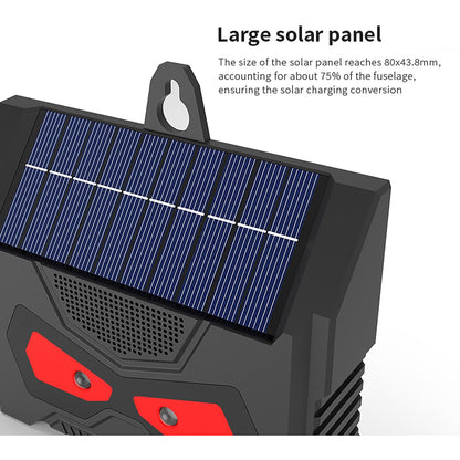 Solar-Powered Outdoor Animal Repeller – Dual Pack with LED Flash