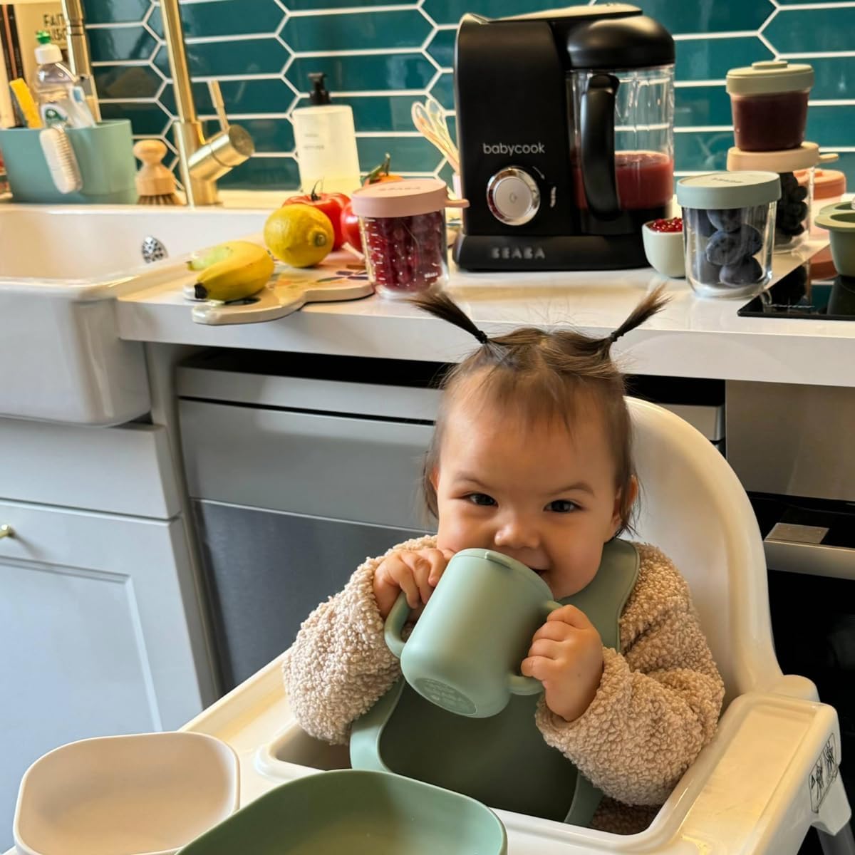 Béaba Babycook Solo 4 in 1 Baby Food Maker 1.1L Black