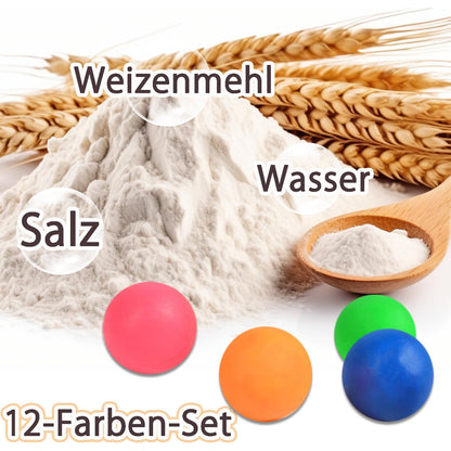 VBACALA 51-Piece Kids Clay Kitchen Playset with Ice Cream Tools