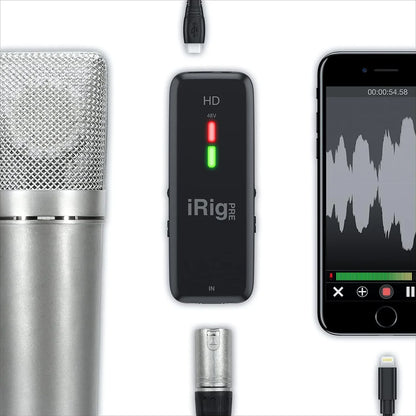 IK Multimedia iRig Pre HD High-Definition Mic Interface for iPhone - Gomix Brands Outlet