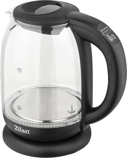 Zilan ZLN3956 Digital Glass Kettle 1.7L 2200W Black