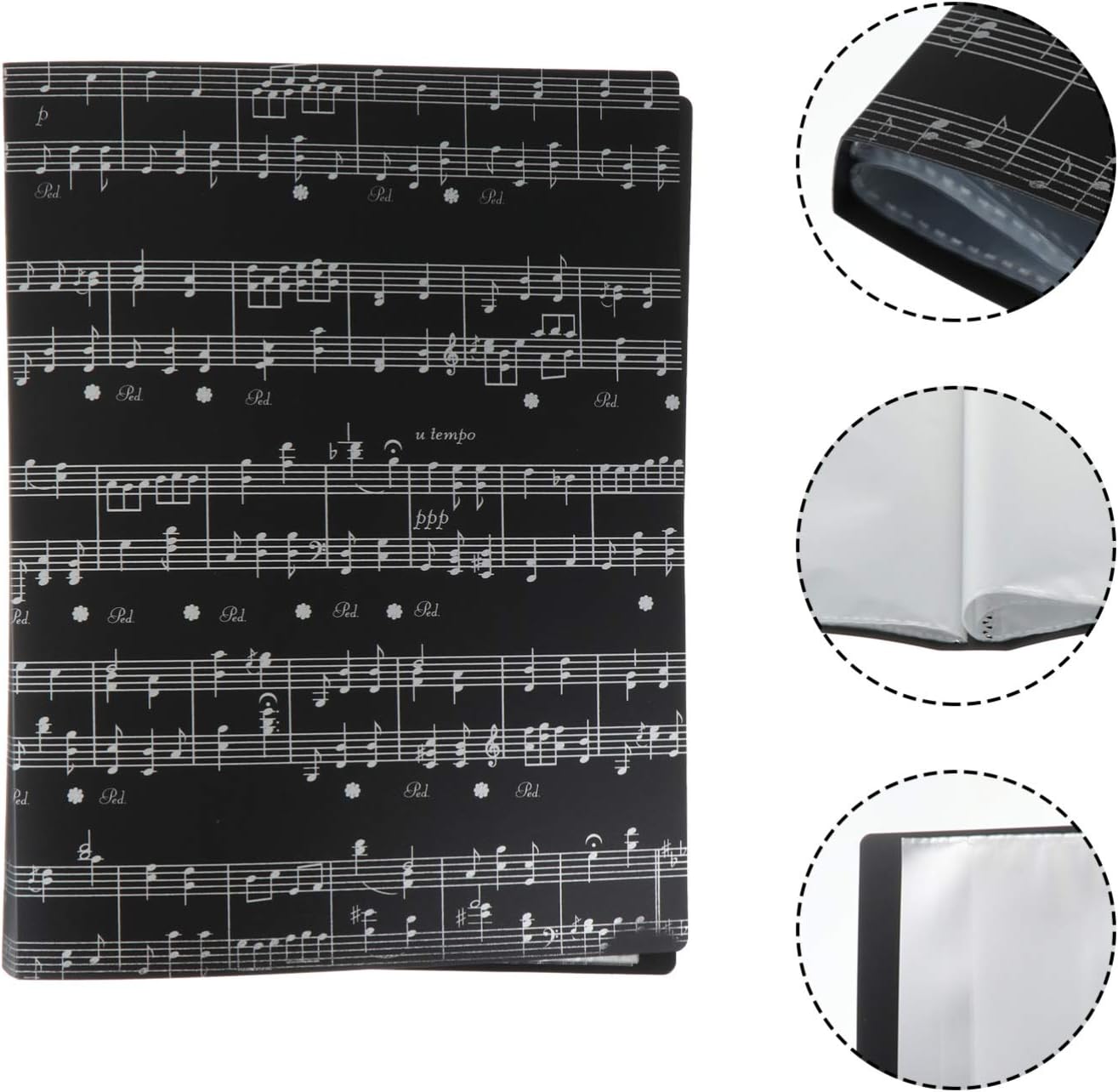 Milisten Creative Spectrum Music Folder – 40 Pocket A4 Sheet Music Organizer