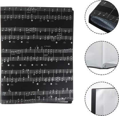 Milisten Creative Spectrum Music Folder – 40 Pocket A4 Sheet Music Organizer