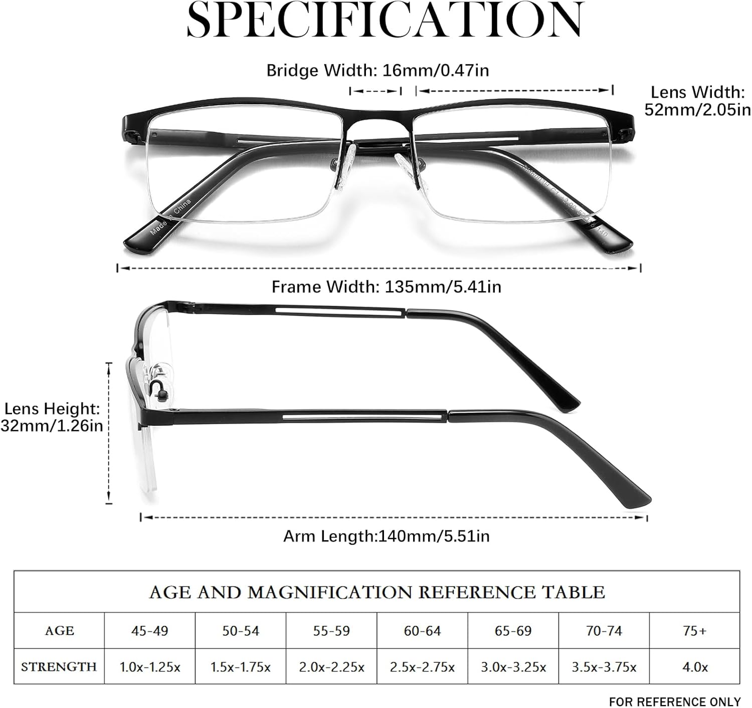 DJOLENSA 3‑Pack Light Blocking Reading Glasses for Men and Women