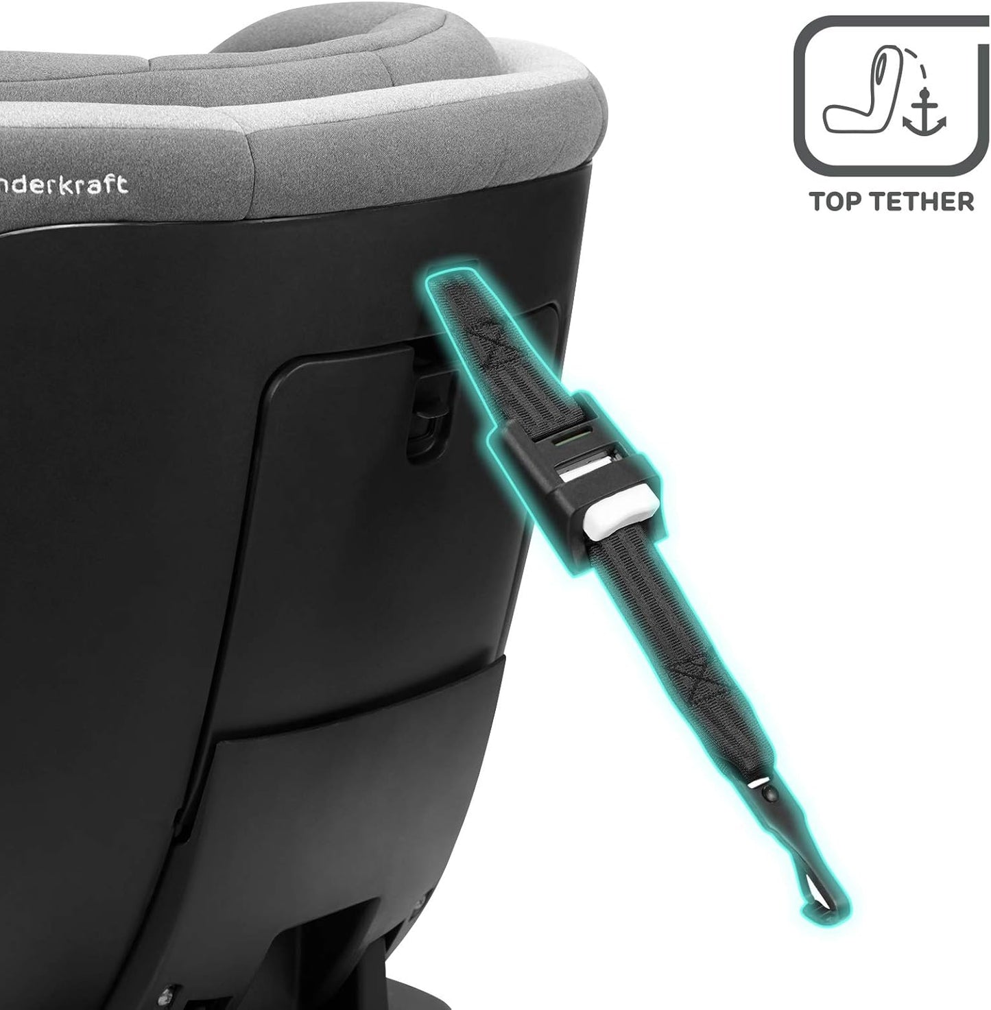 Kinderkraft Isofix Vado Car Seat, Group 0+/1/2, H-Guard, Black