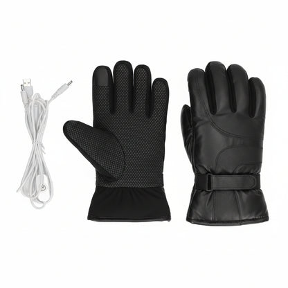 Folanda USB Heated Gloves for Men Women Waterproof Winter