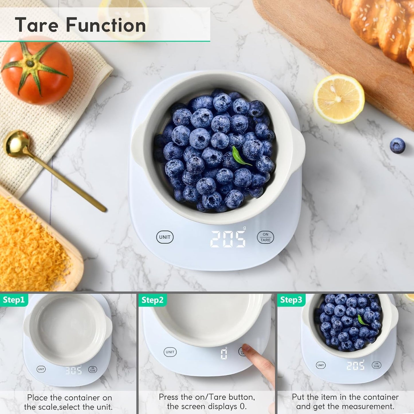 Arboleaf CK10G Smart Food Scale with App