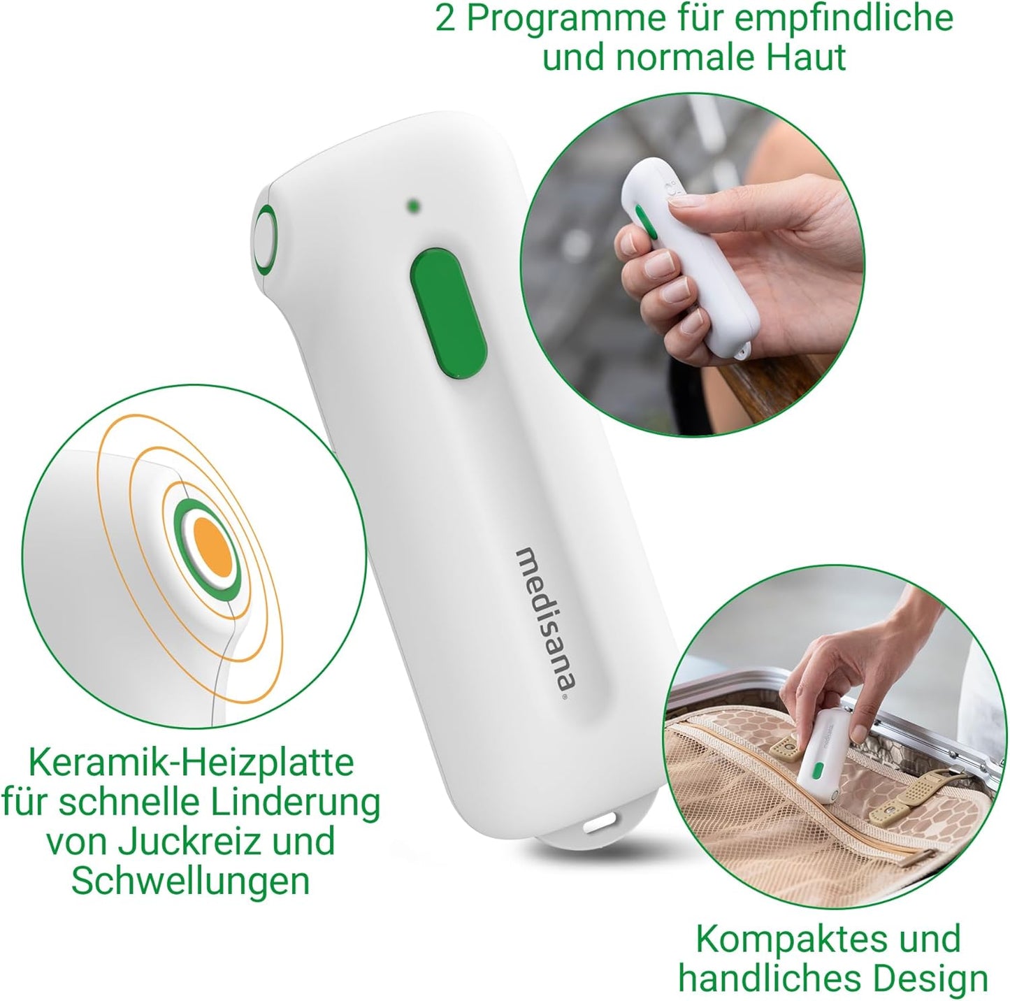 Medisana IB 100 Insect Bite Healer Compact Heat Pen for Fast Itch Relief