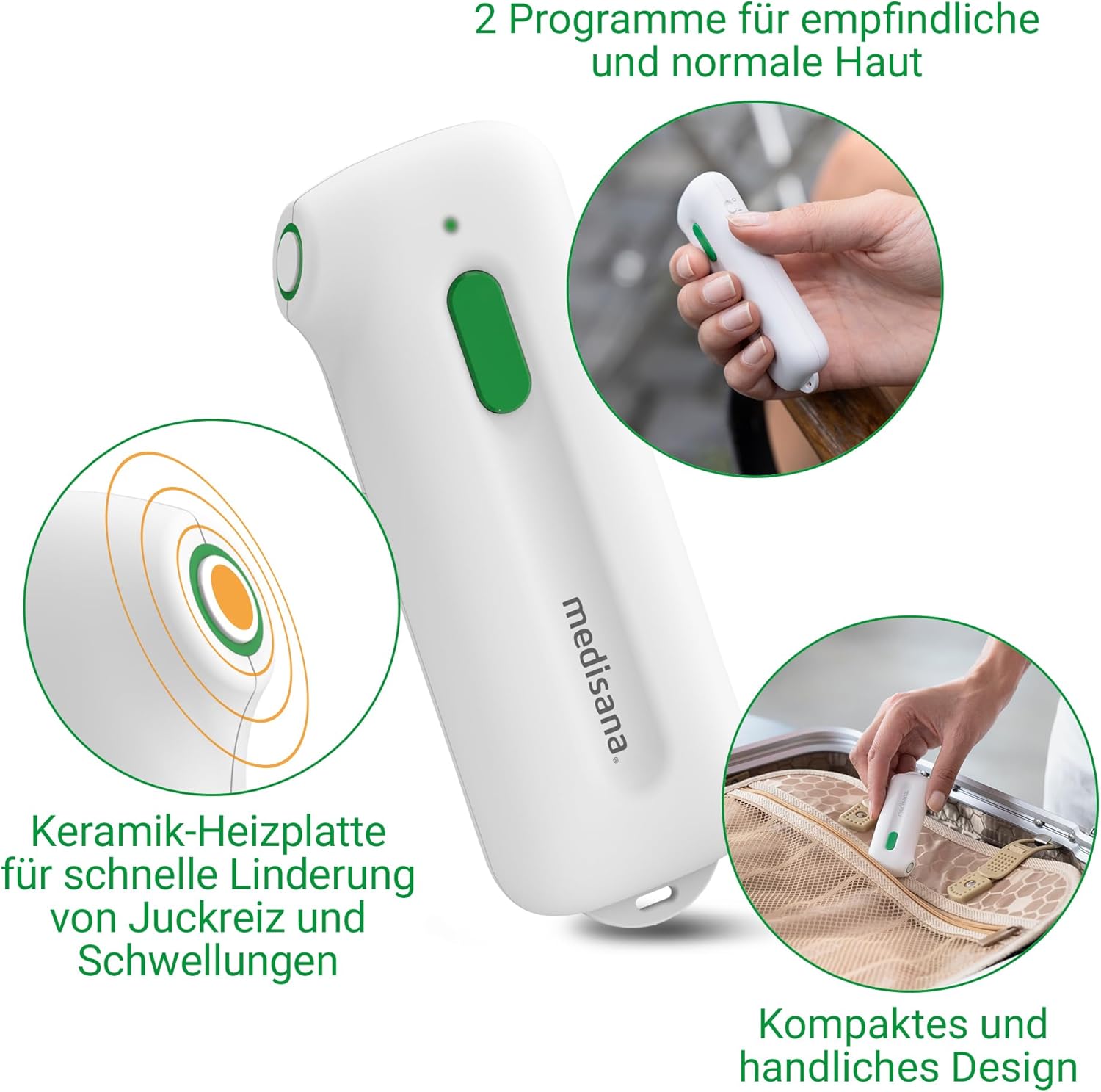 Medisana IB 100 Insect Bite Healer Compact Heat Pen for Fast Itch Relief