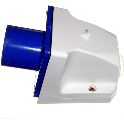 Blue 16 Amp 3 Pin IP44 Appliance Inlet with Gland - Gomix Brands Outlet