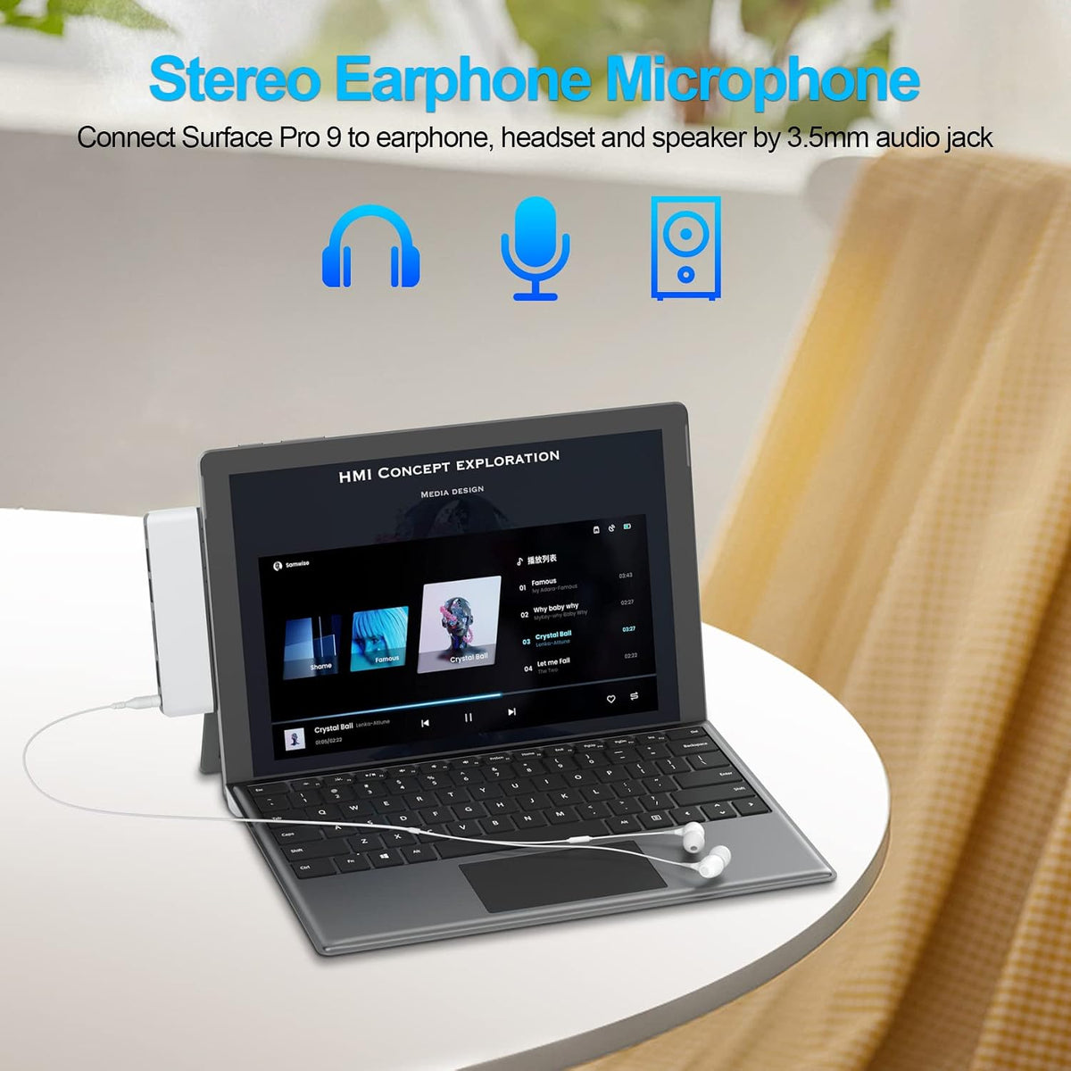 Rytaki Pro 7-in-2 Hub for Surface Pro 11/10/9/X