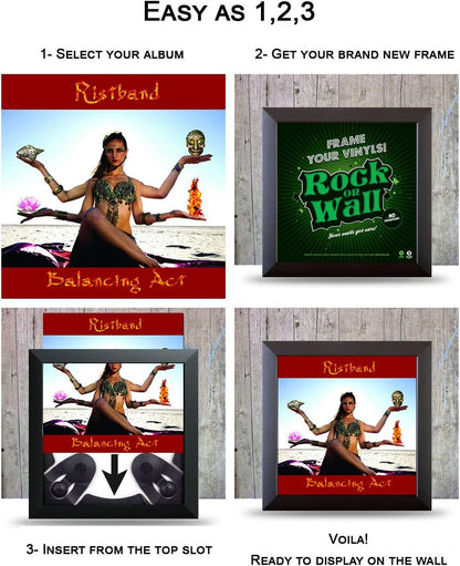 Rock on Wall Vinyl Record Frame