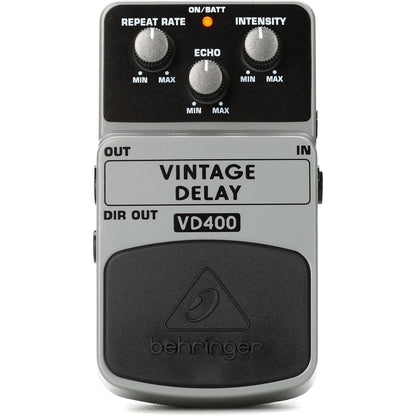 Behringer VD400 Vintage Analog Delay Pedal Classic Slap‑Back Echo
