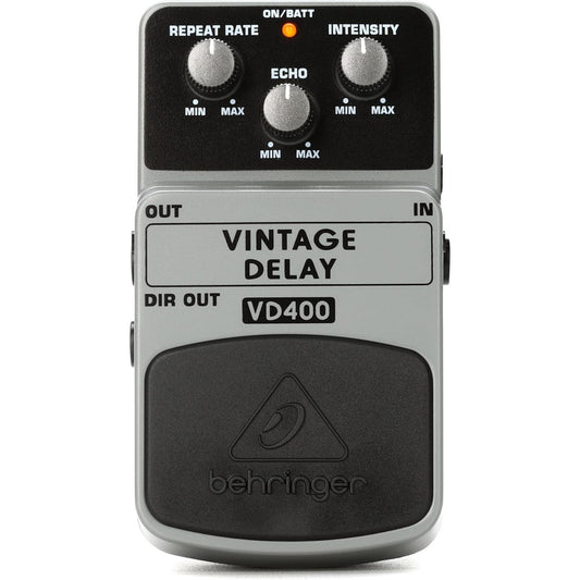 Behringer VD400 Vintage Analog Delay Pedal Classic Slap‑Back Echo
