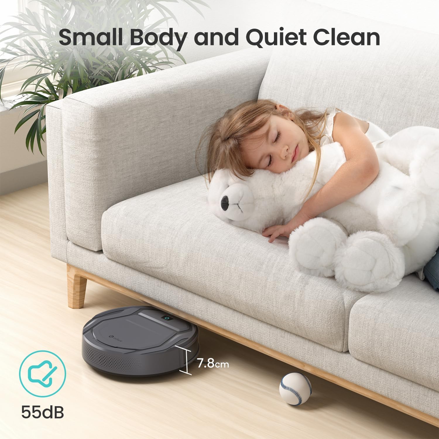 Lefant M210P Robot Vacuum Cleaner with Remote Control