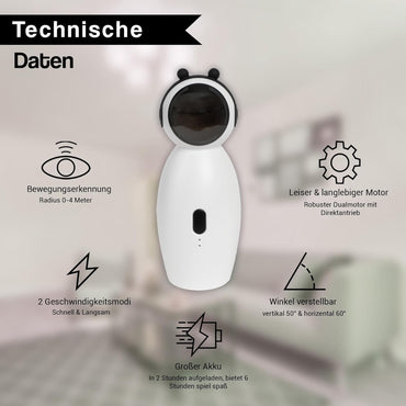 Interactive Automatic Laser Pointer Cat Toy by Koenigsdoerfer & Sohn