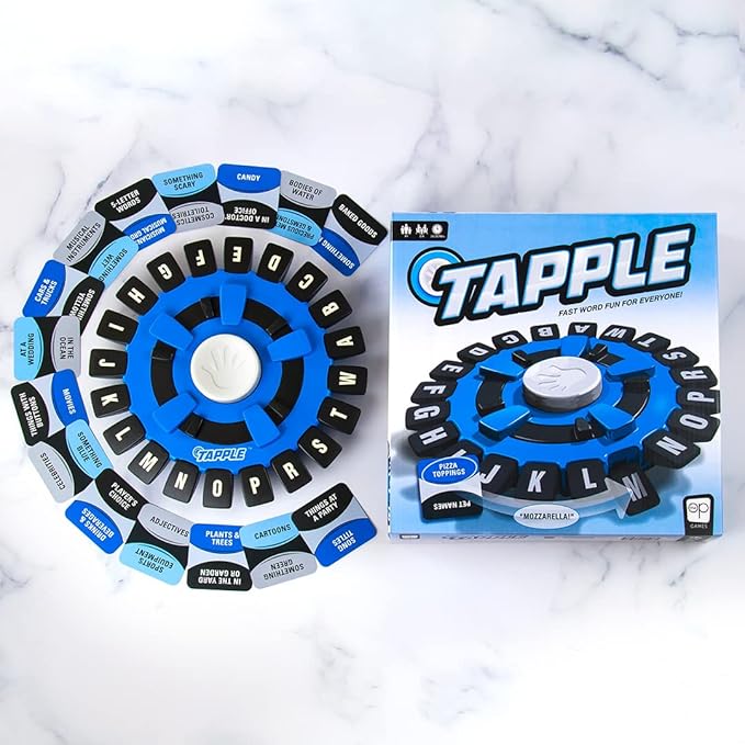 USAopoly TAPPLE Blue Fast-Paced Word Board Game - New Sealed Family Fun