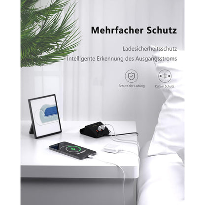 POANES 25W 4-Port USB Charger for iPhone, Samsung, Huawei