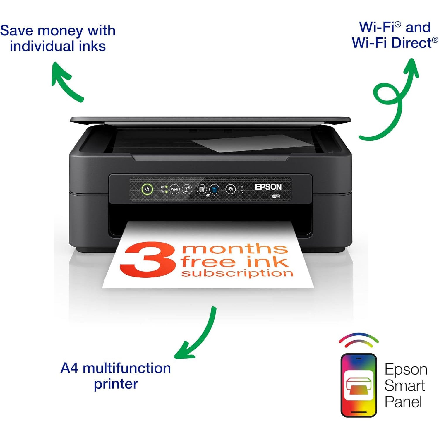 Epson XP-2200 Compact Wireless Home All-in-One Inkjet Printer