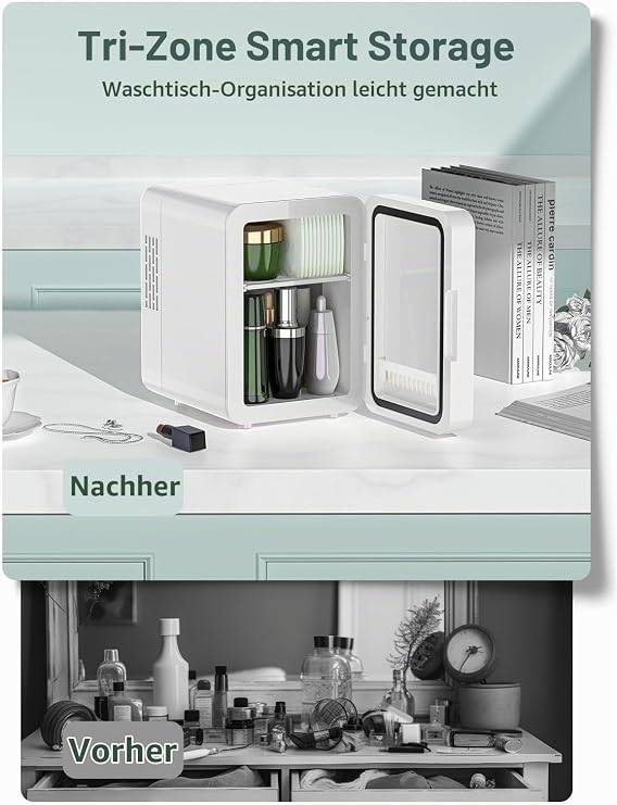 VINATO KM-16 Mini Cosmetic Skincare Fridge
