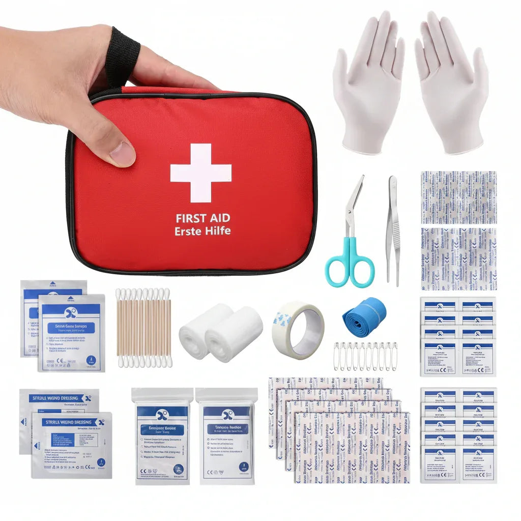 HONYAO Mini Red First Aid Kit for Car, Home, Camping - Gomix Brands Outlet