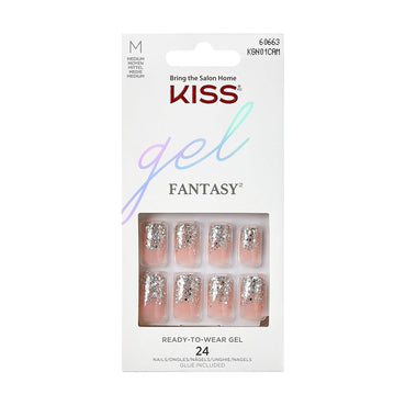 Kiss Gel Fantasy Press-On Nails: Durable, Waterproof, Ultimate Gel Shine Manicure