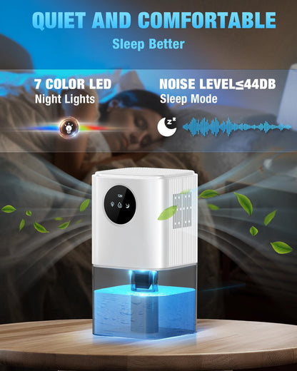 Homtronics B221 Mini Dehumidifier 1700ml 22.5W