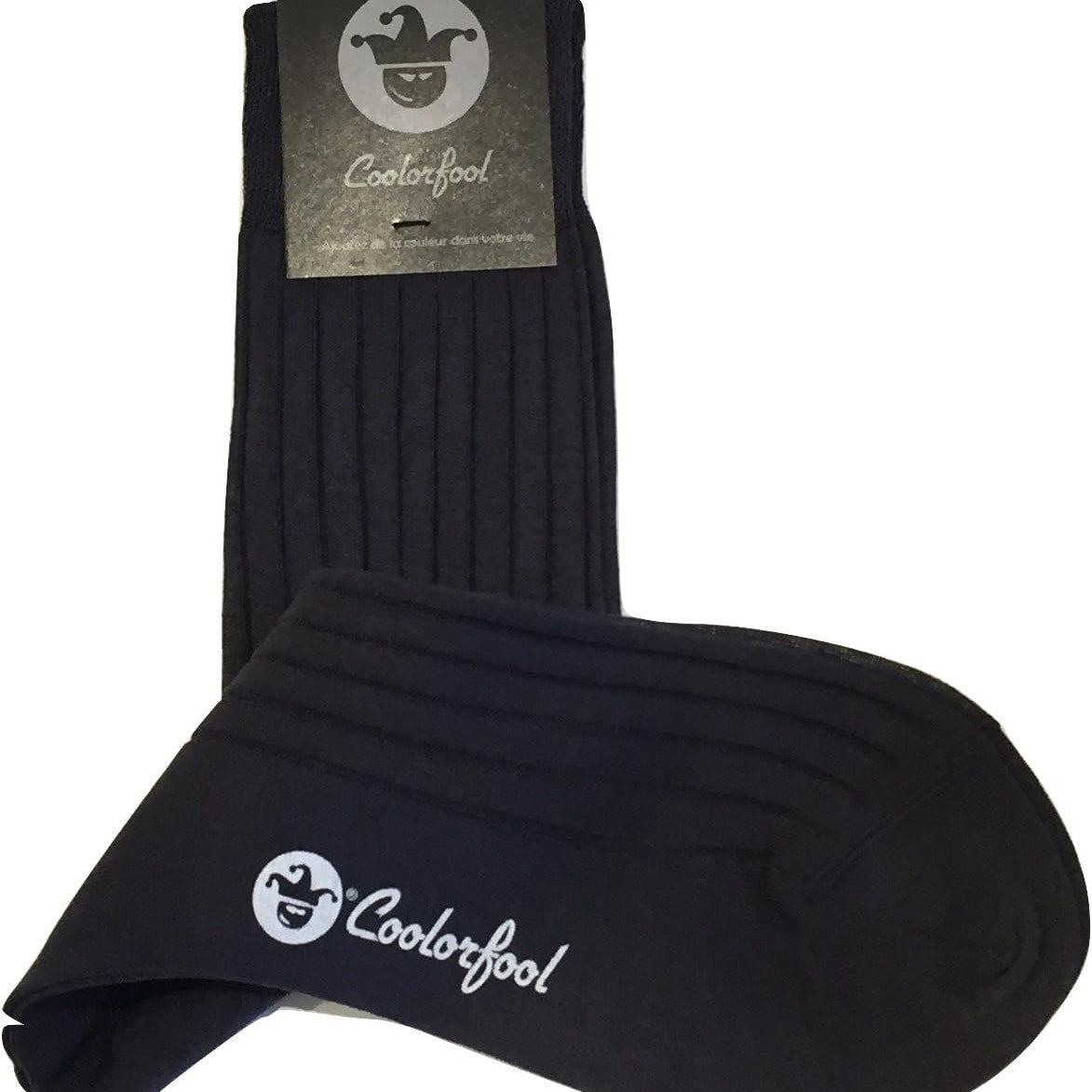 COOLORFOOL Premium Lisle Cotton Calf Socks – 25 Vibrant Colors