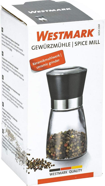 Westmark Ceramic Spice Mill with Adjustable Grind for Tabletop Use