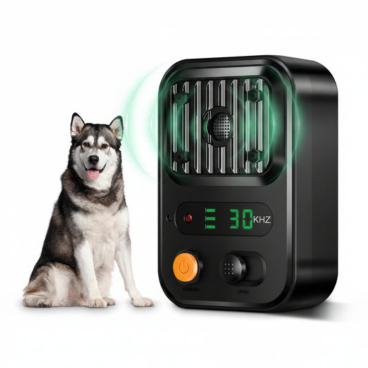 Love begans Ultrasonic Anti-Bark Device 3 Modes Rechargeable Up to 10m Range Black