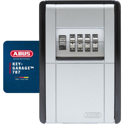 ABUS 787 Key Garage Wall Mount Lock Box for Keys and Small Valuables