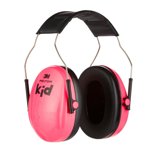 3M PELTOR Kid Pink Ear Defenders: Adjustable Headband Hearing Protection for Children
