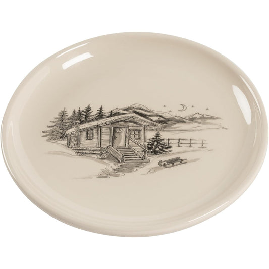 Handcrafted Swiss KUHN RIKON Chalet Ceramic Plate 21 cm