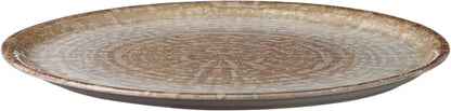 HENDI Porcelain Pizza Plate Natural Stone Tone