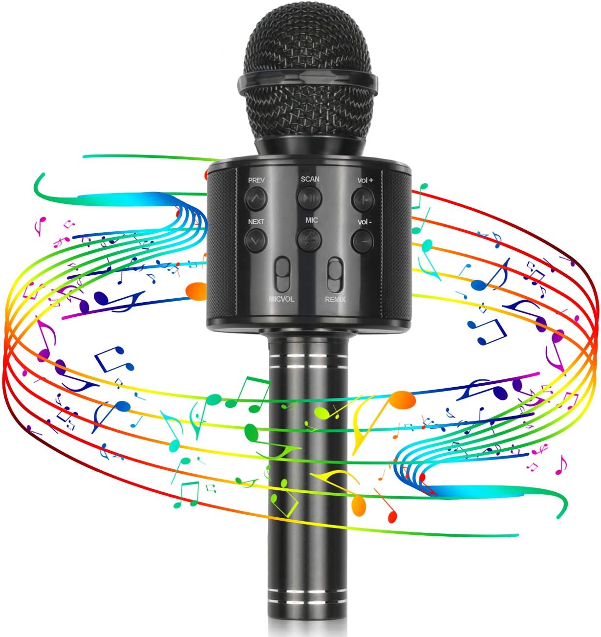 Viposoon Wireless Karaoke Microphone for Kids – Bluetooth Handheld Mic