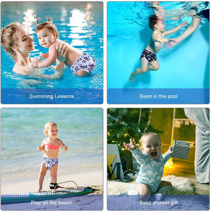 Vicloon Reusable Swimming Nappy – 2 Pack Adjustable Baby Swim Diapers