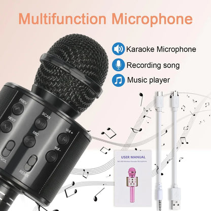 fede Wireless Karaoke Microphone for Kids – Bluetooth Handheld Mic - Gomix Brands Outlet