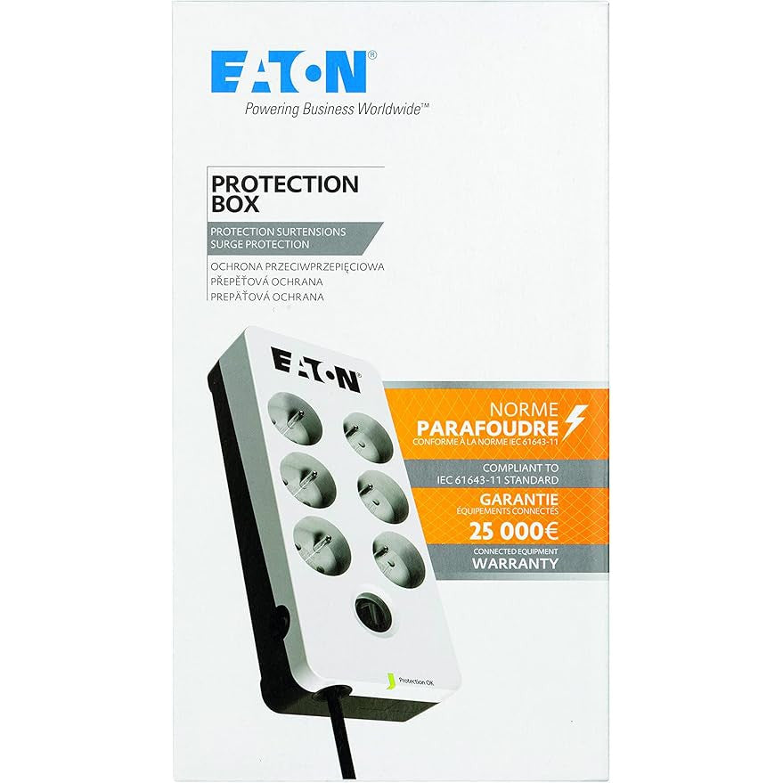 Eaton Protection Box 6 Tel@ FR Surge Suppressor