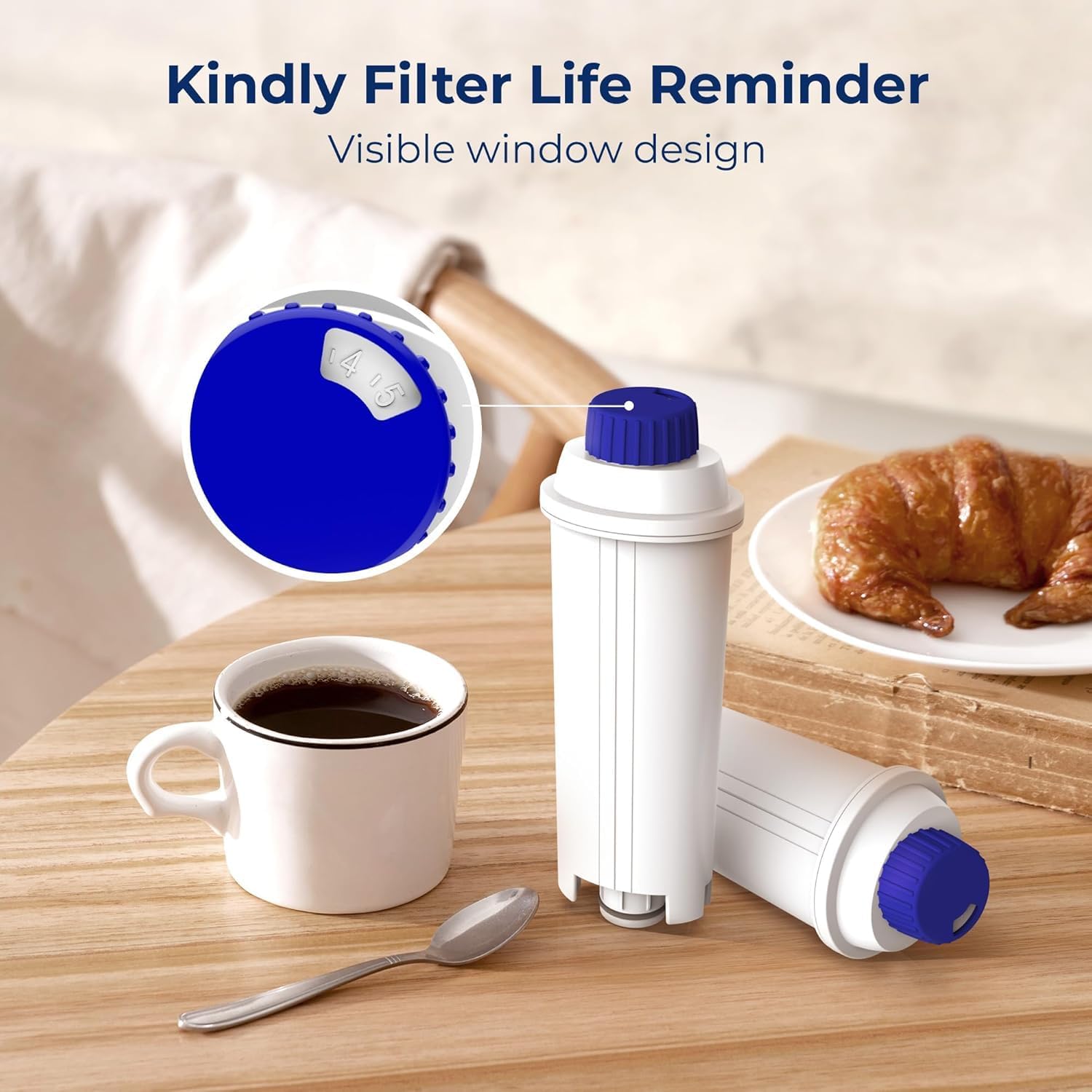 Waterdrop De'Longhi Coffee Machine Filter – 10 Pack TÜV Certified