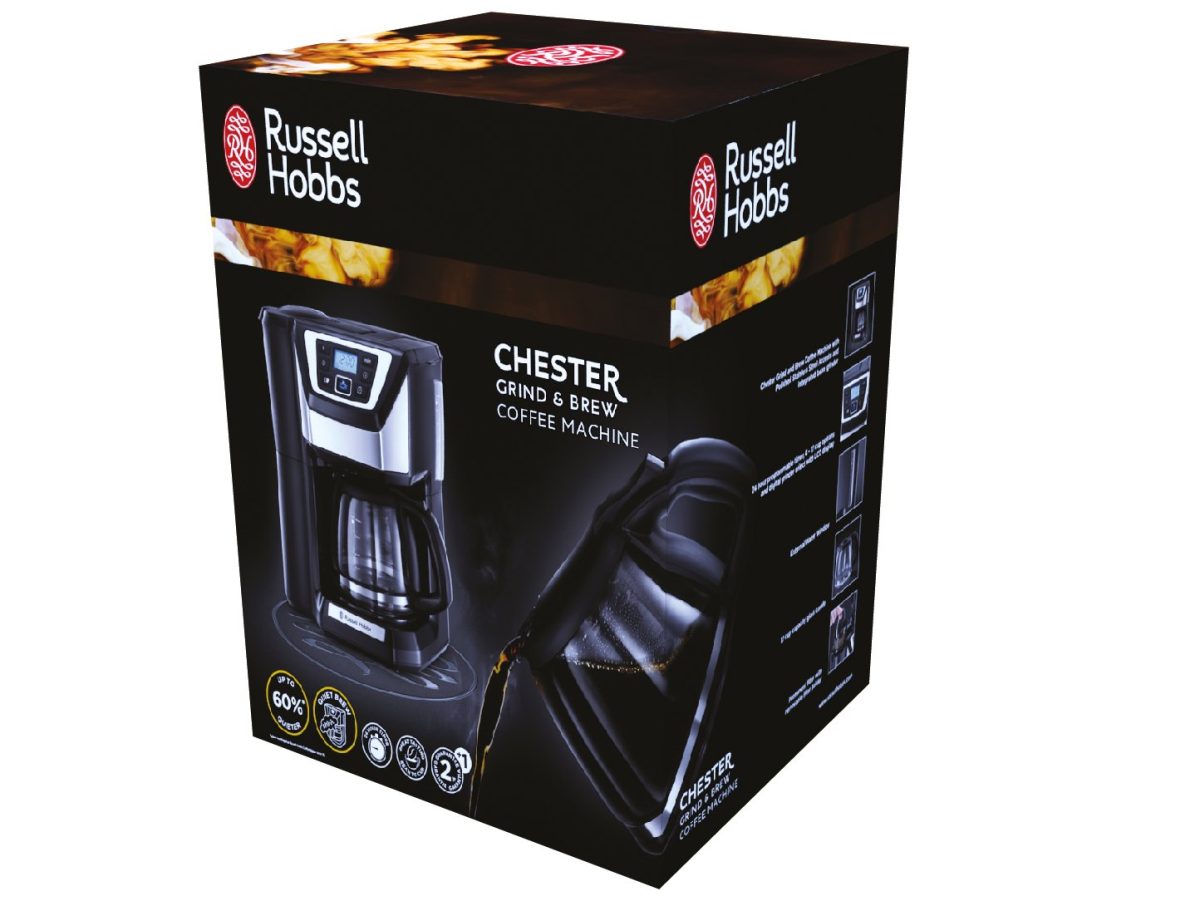 Russell Hobbs Chester Grind & Brew Coffee Maker Black