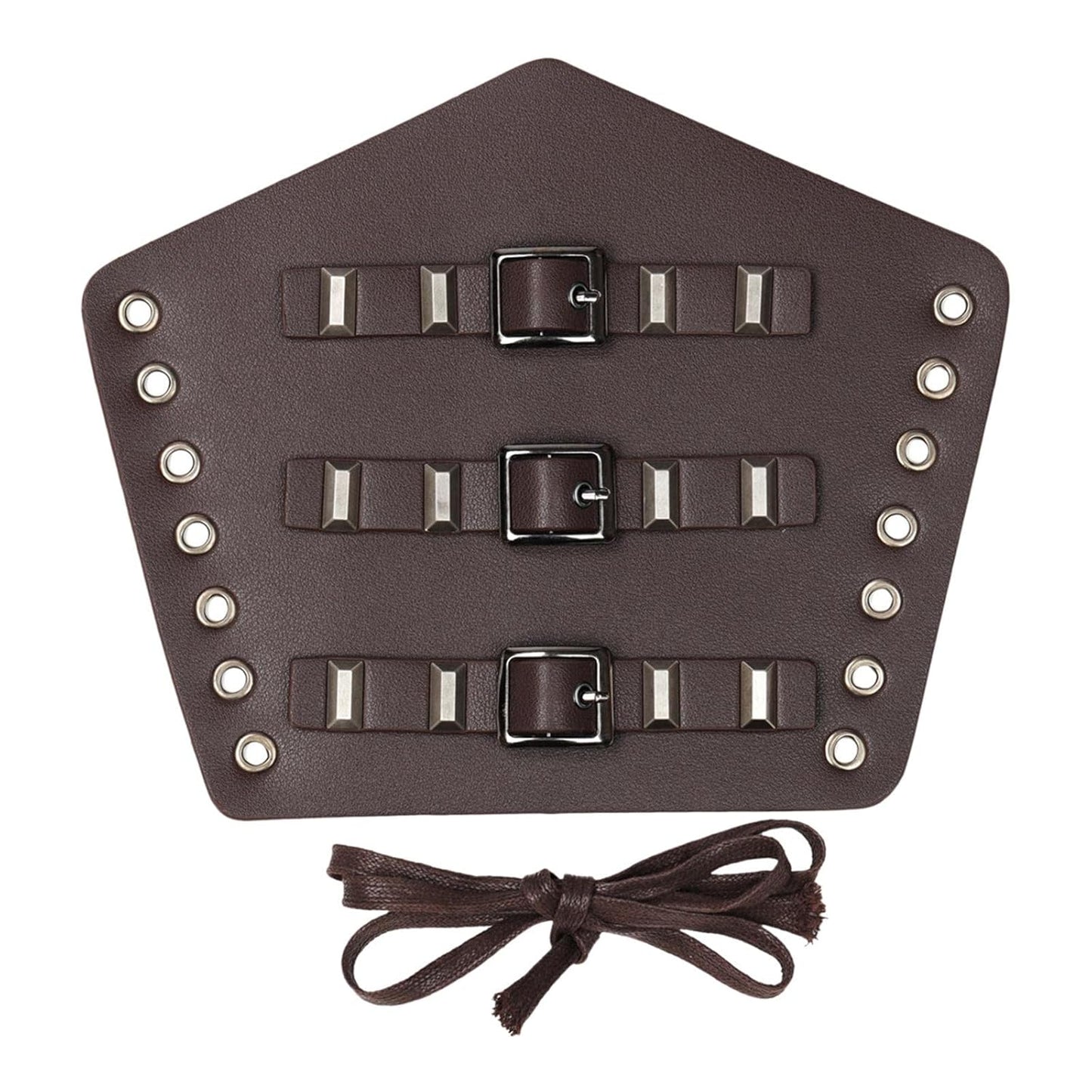 Steampunk Vintage Dark Brown Arm Guard Vambrace for Adults