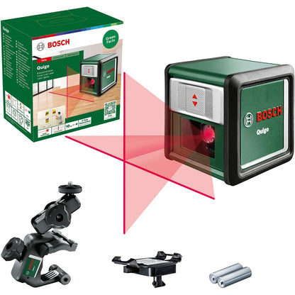 Bosch Quigo Cross Line Laser with MM2 Universal Clamp