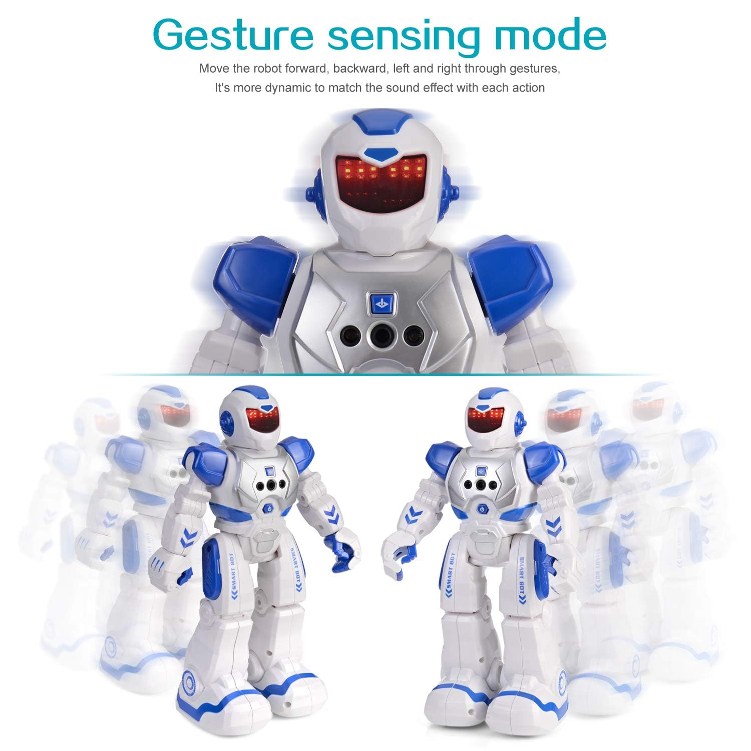 Jack Royal Crazon Programmable Robot with Gesture Control Walking Singing
