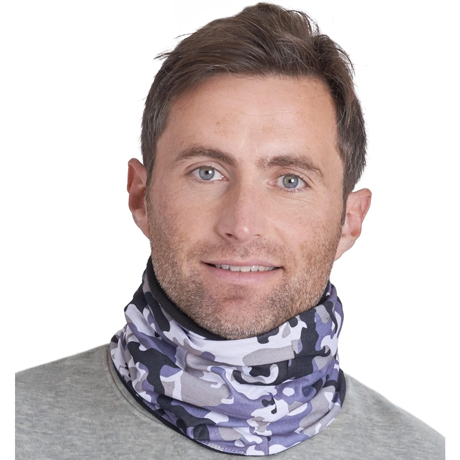 Reversible Fleece Ski Neck Warmer – Tough Headwear Unisex Winter Gaiter