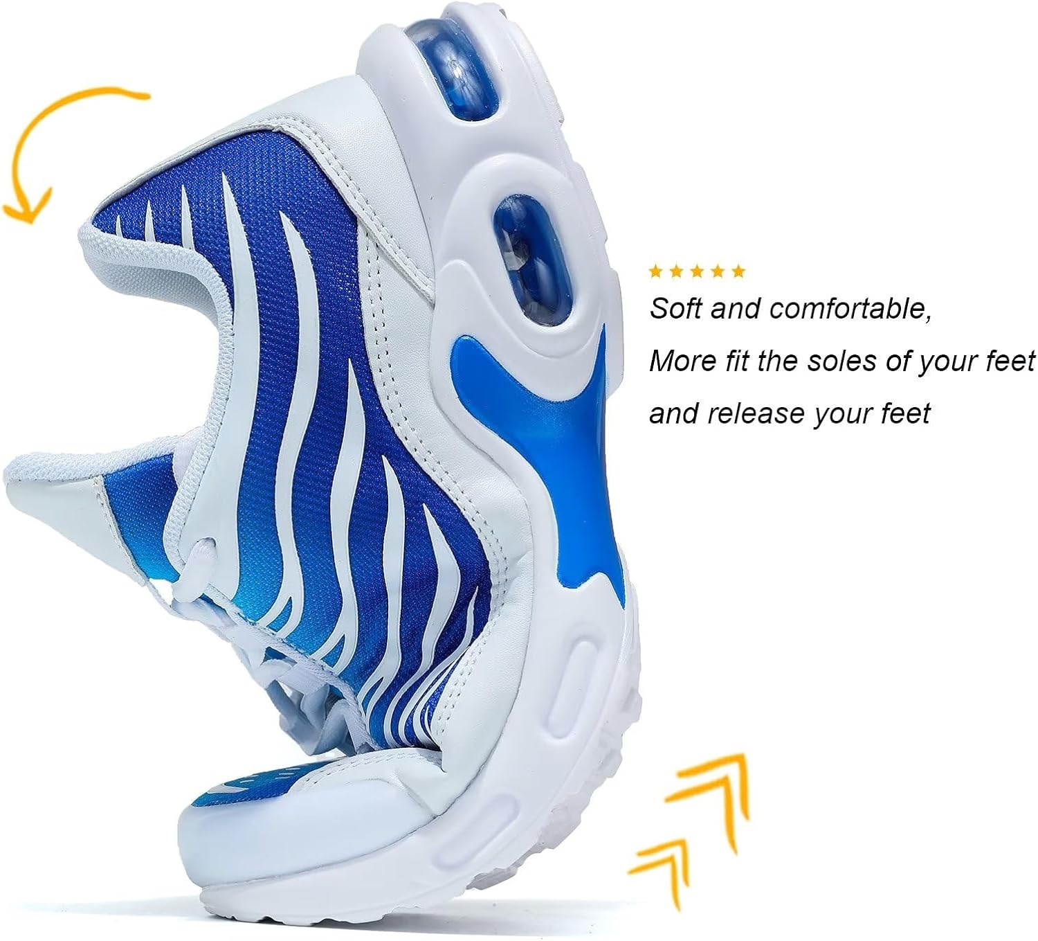 KEEZMZ Men's Low-Top Running Shoes – Breathable, Lightweight, Comfortable