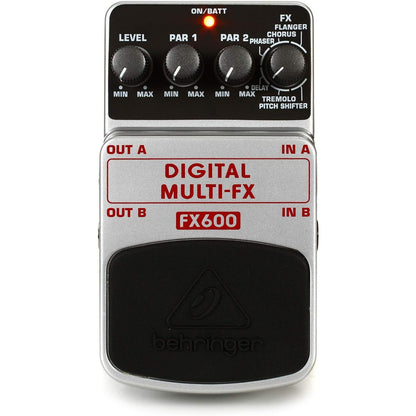 Behringer FX600 6-Effect Digital Multi-Effects Pedal for Guitar