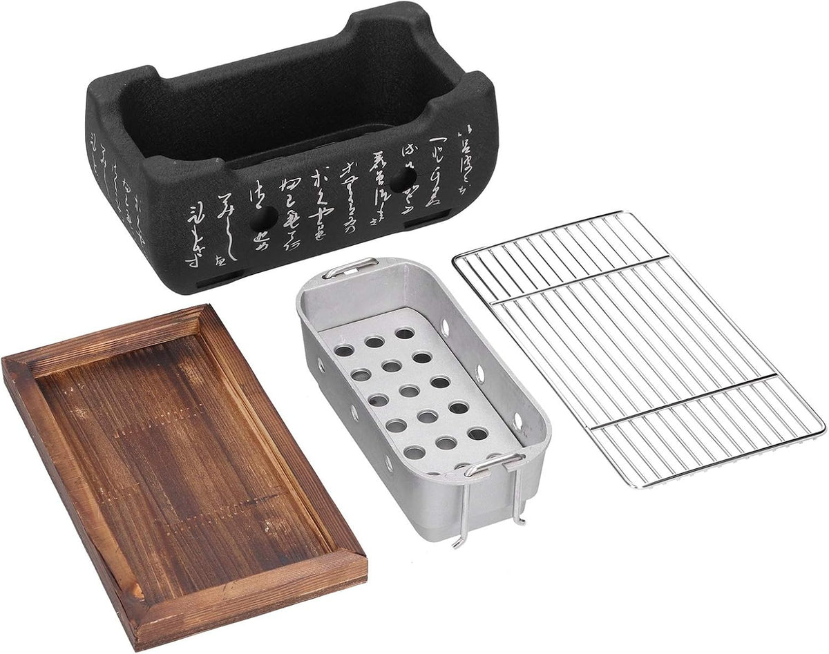 Tixiyu Tixiyuxkqgjis125 Japanese Barbecue Charcoal Grill Aluminium Alloy